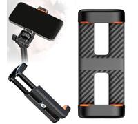 Abrazadera universal de metal para teléfono móvil, clip universal para smartphone 2025, con agujeros de tornillo de 1/4 pulgadas, adaptador de montaje en trípode, ancho ajustable, soporte para