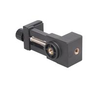 Abrazadera universal de plástico con dos tornillos hembra de 1/4 compatibles con trípodes y accesorios de fotografía para equipos de estudio
