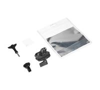 Abrazadera universal para parabrisas de motocicleta con almohadilla de silicona de 1 cm de grosor y diseño antivibración, soporte de aluminio para cámara de bicicleta