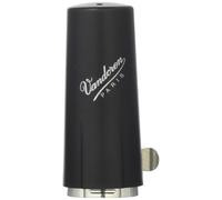 Abrazadera Vandoren LC51PP M/O y boquillero de pl stico para clarinete en Sib; acabado peltre