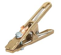 Abrazadera y Pinza de Tierra para Soldadura Industrial, 260A, Latón, Tipo A, Compatible con Máquinas de Soldadura
