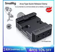Abrazadera y Placa de Liberación Rápida SmallRig para Cámaras DSLR y sin Espejo, Compatible con el Estándar Arca-Type, para DJI Ronin S/SC y ZHIYUN