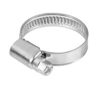 Abrazaderas 130-150 mm (100 uds) Acero Inoxidable W2, 9 mm ancho, espesor 0,7 mm, ajustables con tornillo - para manguera, tubo, fontanería, ventilación y montaje - abrazaderas helicoidales W2