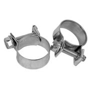 Abrazaderas - abrazaderas estándar mini-clamp de 20-22 mm, caja de 100 uds, ideales para sujeción en proyectos de ferretería y eléctricos.