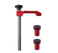 Abrazaderas ajustables para bancos de carpintería, abrazaderas para perros con compatibilidad de agujeros de perro de 19 mm/20 mm y aluminio