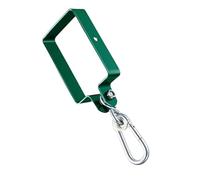 Abrazaderas cuadradas con mosquetón, gancho oscilante resistente, soportes de montaje de extensión de metal fuerte, accesorios de montaje giratorios