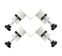 Abrazaderas De 90 Grados - Juego De Abrazaderas De Ángulo Recto, Ángulo De Metal En Dos Piezas, Dispositivo De Fijación De Mordaza Ajustable Con Herramienta, Ayuda De Junta De Tarjetas Para Pr