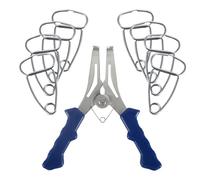 Abrazaderas de acero 304 con resorte para montaje preciso de marco de fijación de 90 grados, herramienta profesional, abrazadera de acción manual