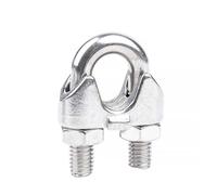 Abrazaderas de acero inoxidable 304 con perno en U, 1-10 unidades, M2 a M10 clip de bloqueo de metal con tuercas, kit de hardware resistente para exteriores, marina y doméstica (M5, 10 unidades)