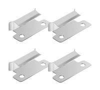 Abrazaderas de acero inoxidable for cama calefactable vidrio, 4 piezas for impresora 3D Ender 3 V2 Ender3 Pro CR-10S(4Pcs Clips A)