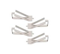 Abrazaderas de acero inoxidable for cama calefactable vidrio, 4 piezas for impresora 3D Ender 3 V2 Ender3 Pro CR-10S(4Pcs Clips B)