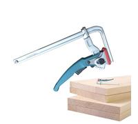 Abrazaderas de agarre rápido,Abrazadera de riel, Abrazadera de mesa para carpintería, de barra, abrazaderas de sierra de vía rápida de acero de aleación, herramientas de mesa MFT para carpi