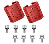 Abrazaderas de aluminio inmune a la oxidación, respuesta fuerte para almacenamiento de herramientas con instalación rápida, abrazaderas a prueba de golpes