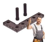 Abrazaderas De Ángulo - Regla Cuadrada De 90 Grados,Escuadras de Enmarcado Multifuncionales - Para Medir Y Posicionar En Carpintería Construcción De Muebles Y Talleres