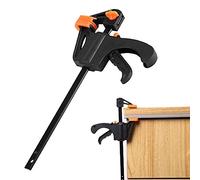 Abrazaderas de barra en forma de F Clip de barra Herramienta de carpintero de madera Empuñadura de abrazadera F Liberación rápida de trinquete Herramienta de artilugio manual de bricolaje para trabaja