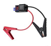 Abrazaderas de batería inteligentes antirretroceso de 12 V con conector EC5, cobre resistente para respaldo y reemplazo de cable de arranque (LED)