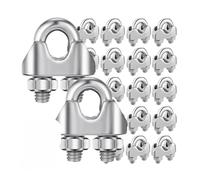 Abrazaderas de cable acero inoxidable 1 a 30 piezas, pernos sujeción for sillín, M5 y M3, clip for cuerda alambre, tensor tendedero, kit herrajes Para Fijación(30PCS-(M3))