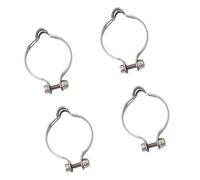 Abrazaderas de Cable de ciclismo de acero resistente, universales, soporte de Cable de freno y cambio de bicicleta, adaptador de guía, Clip de manguera, adaptador de guía, abrazaderas de manguera
