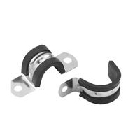 Abrazaderas de cable, Manguera de montaje de acero inoxidable con clips P, 1-10 Uds., for instalación fácil fija(180mm 1pc)