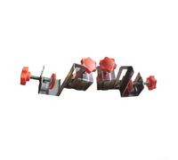 Abrazaderas de cajón de carpintería montadas lateralmente con márgenes ajustables y capacidad de dibujo profundo para paneles de 1 3 cm de grosor en material de acero inoxidable