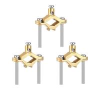 Abrazaderas de conexión a tierra de bronce para rangos de tuberías de metal, accesorios de sistemas eléctricos, abrazaderas de conexión a tierra estándar industrial
