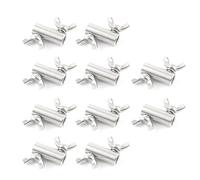 Abrazaderas De Cuerda De Cable 10 Uds. De Cuerda Acero Inoxidable 304, Cierres Manuales, Hebilla Mariposa For Clip Alambre Doble 1,5/2/3/4/5/6/8mm(For 5mm wire)