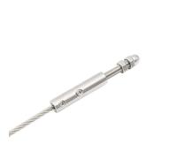 Abrazaderas De Cuerda De Cable 32 Piezas De Abrazadera Tornillo Mano For Cable Acero 6 Mm,Accesorio Extremo Tensión Con Ajuste Hexagonal