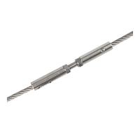 Abrazaderas De Cuerda De Cable Clip Cruzado De Cuerda Alambre, Terminal Ajuste Extremo Abrazadera Tornillo Tensión Perno Roscado(4mm 2pcs)