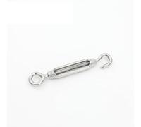 Abrazaderas De Cuerda De Cable Ganchos De Aparejo Cadena Ajustables Y Tensor Ojo, M4, M5, M6, M8, M10, Acero Inoxidable 304, 1 Uds(M5,Eye and Hook)