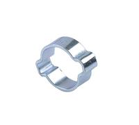 Abrazaderas de doble oreja Abrazadera de manguera de 15/25 uds, tubo de agua de combustible con accionamiento helicoidal de doble oreja, resorte de 5-20mm(15Pcs 5-7mm)