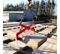 Abrazaderas de elevación ajustables resistentes para losas de piedra y granito, herramienta de acero con mecanismo de tijera para un manejo seguro en construcción y aplicaciones en carretera