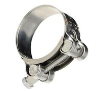 Abrazaderas de engranaje sin fin para fontanería, abrazadera de manguera de procesamiento fino con superficies lisas, clip resistente de tubo ajustable para una conexión segura