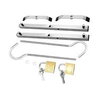 Abrazaderas De Escalera para Portaequipajes,Portaequipajes para Escaleras De Servicio | Cerradura para Accesorios De Escalera, Agarre De Escalera con Mandíbula De Bloqueo, Seguro Y Fá