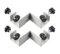 Abrazaderas de esquina en forma de T de 90 grados, abrazadera de inglete de madera ajustable, herramienta de sujeción de madera y metal, herramienta profesional de carpintero, mandíbula oscilante