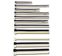 Abrazaderas de hebilla 100 x 25 mm negras (100 uds)