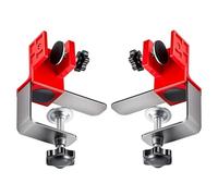 Abrazaderas de instalación frontal de cajón, 2 abrazaderas de cajón de gabinete de carpintería, herramientas de posicionamiento, sujetadores ajustables para muebles, cocina, puerta, marco de