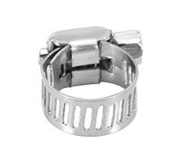 Abrazaderas de manguera 50PCS, abrazaderas de tubo de acero inoxidable abrazaderas de manguera de tubo de acero(10-16mm 50pcs)