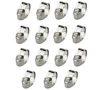 Abrazaderas de manguera Abrazaderas de manguera ajustables de acero inoxidable Tubos de impulsión de tornillo Abrazaderas de manguera, paquete de 15 (10-16 mm)