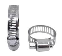 Abrazaderas De Manguera Ajustables for Coche, Aro Acero Inoxidable 304, Banda Tornillo 6mm-311mm, Clips for Tubo Combustible, Engranaje Sin Fin, Herramientas Fijas, 2/5 Uds