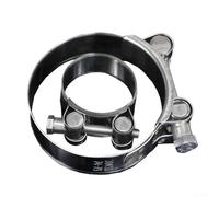 Abrazaderas de manguera ajustables hechas de acero inoxidable duradero para varias mangueras, juego de 10 piezas (68-73 mm)