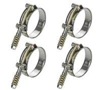 Abrazaderas de manguera con perno en T y resorte for admisión y escape de turbo, ajustables de metal, 46-122 mm(46-52mm)
