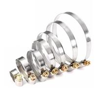 Abrazaderas de manguera de accionamiento, Clips de acero inoxidable genuinos de Jubilee, gusano de combustible for coche, antioxidante duradero(16-25mm)