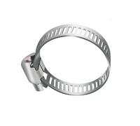 Abrazaderas de manguera de acero inoxidable, engranaje de tornillo sin fin ajustable, herramienta de tubo for tubería de agua, fontanería, línea de combustible, Intercooler, 10-30 Uds.(46-70mm-10pcs)