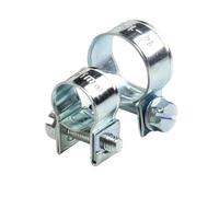 Abrazaderas de manguera de doble oreja (135/60 piezas, 8-18 mm, con sinfín) for manguera de combustible y agua, kit surtido de abrazaderas for manguera de combustible.(135Pcs Set)