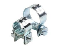 Abrazaderas de manguera de doble oreja (135/60 piezas, 8-18 mm, con sinfín) for manguera de combustible y agua, kit surtido de abrazaderas for manguera de combustible.(135pcs)