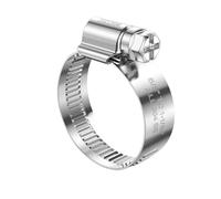 Abrazaderas de manguera de transmisión, 24 Uds., abrazadera de acero inoxidable, engranaje helicoidal, Clip automotriz de alta resistencia de Metal ajustable(24pcs 16-27mm)