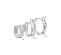 Abrazaderas De Manguera M4.5/5/6/7/8/9/10/11/12-37mm, 10 Uds., Combustible, Tubería Agua, Aros Abrazadera, Sujetador Tubo Aire, Clips Resorte Galvanizados(M21 10pcs)