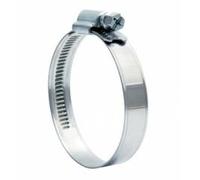 Abrazaderas de manguera W2 50-70 mm/Ancho de banda: 9 mm/Galvanizado/Rosca de tornillo / 10 unidades