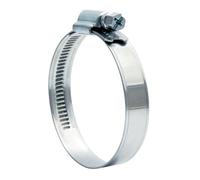 Abrazaderas de manguera W4, acero inoxidable, 8-12 mm, ancho de banda: 9 mm, galvanizado/rosca helicoidal, 10 unidades