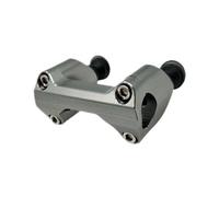 Abrazaderas De Montaje Para Manillar De Motocicleta De 28 Mm Base De Manillar Varilla De Grifo Elevador Moto Manillar Riser(GRAY)